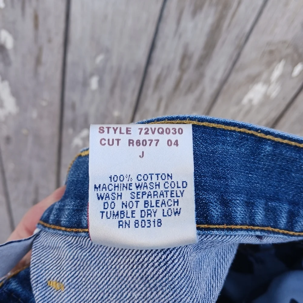 Vintage Lucky Brand Dungarees American Classic Mens Size 34x32 Blue Denim Cotton